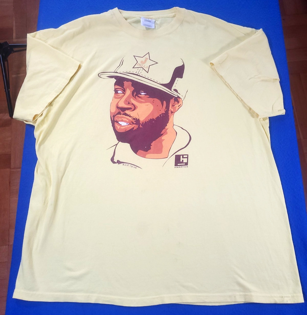 J Dilla Shirt Vintage Hieratics Rap Tee Hip Hop Donuts Jay Dee Men's 2XL